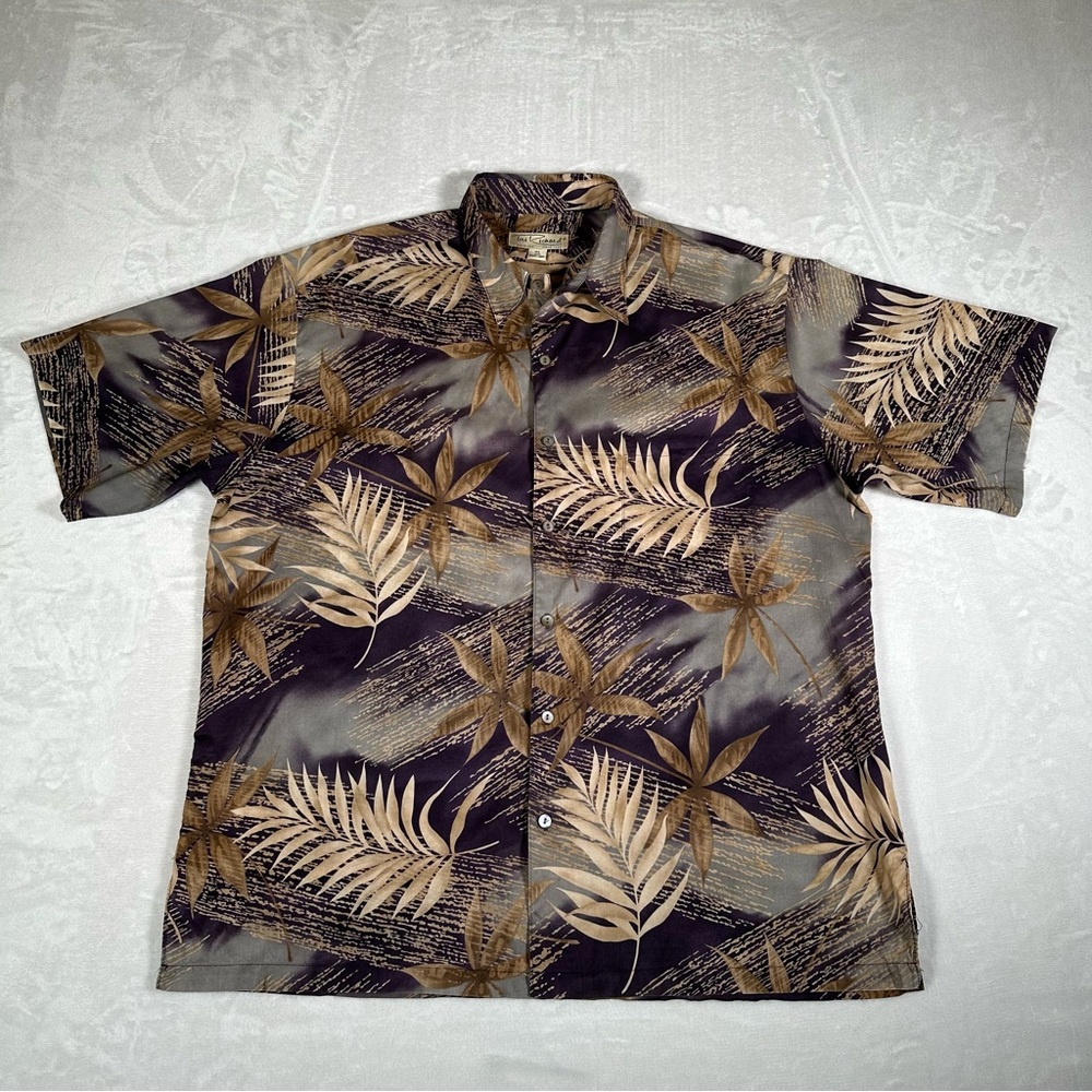 Tori Richard Honolulu Shirt Men Size XL Short Sleeve Hawaiian 100% Cotton Lawn - Picture 1 of 11